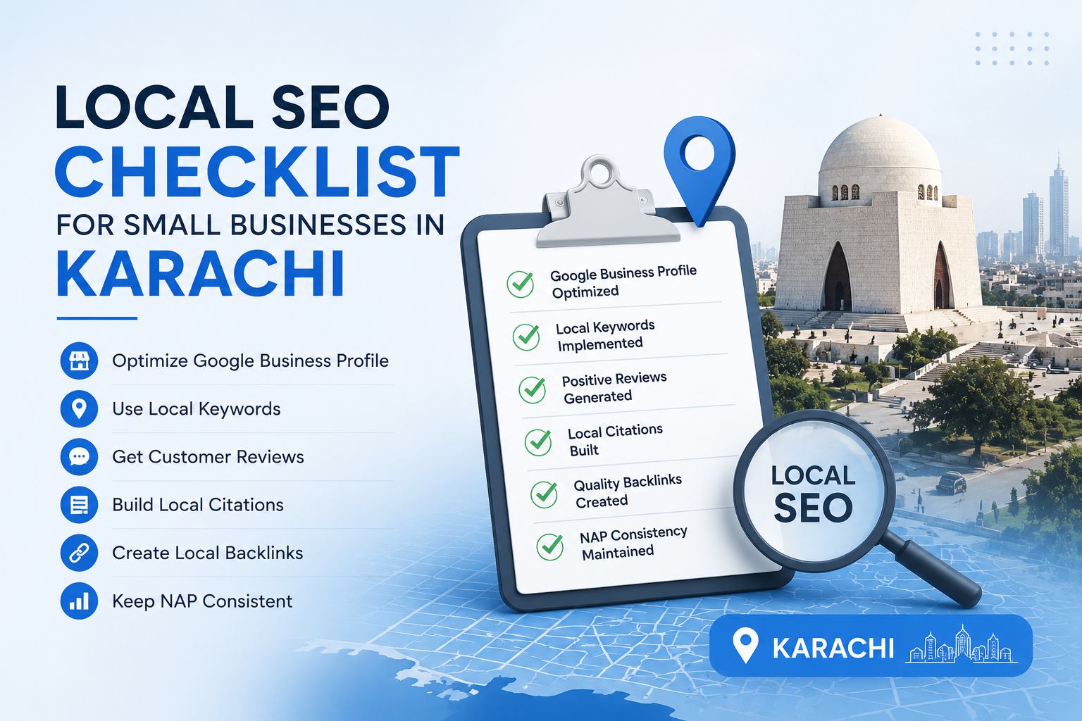 Local SEO Checklist for Small Businesses in Karachi
